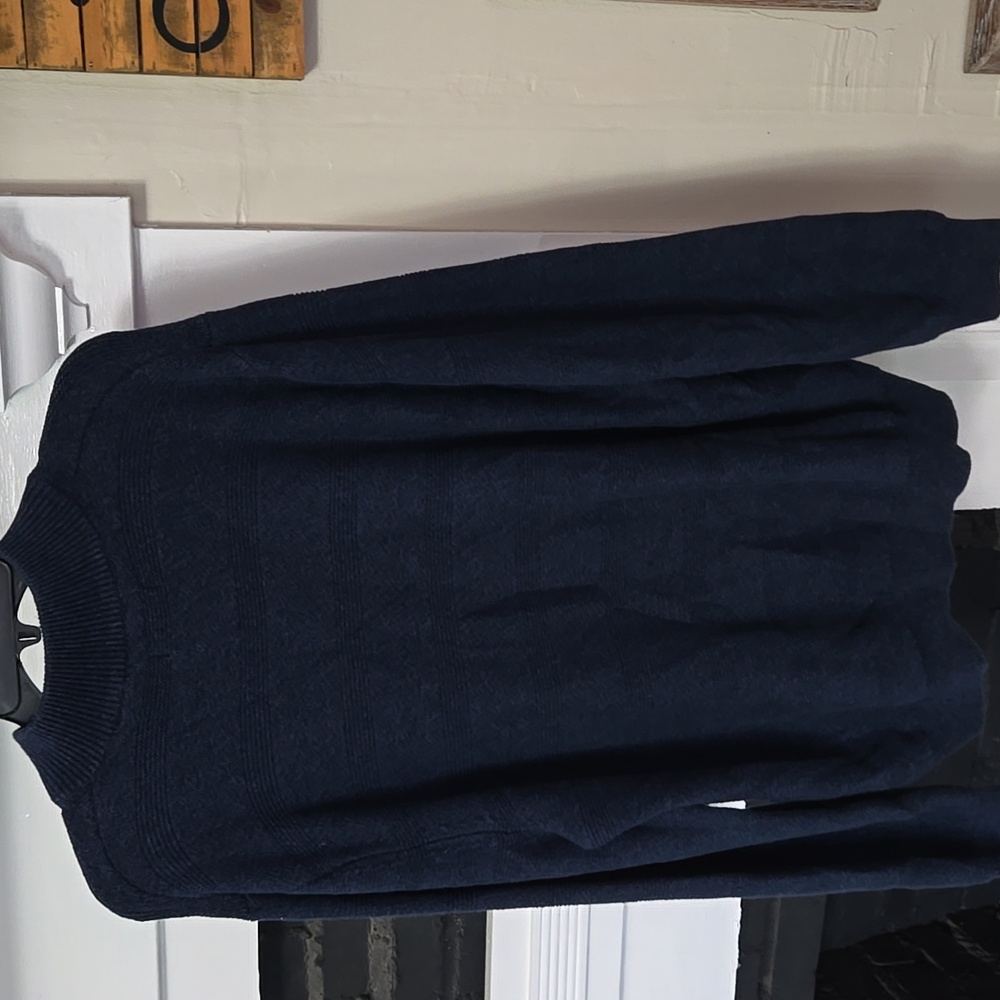 Chaps Navy Sweater - Picture 10 of 10